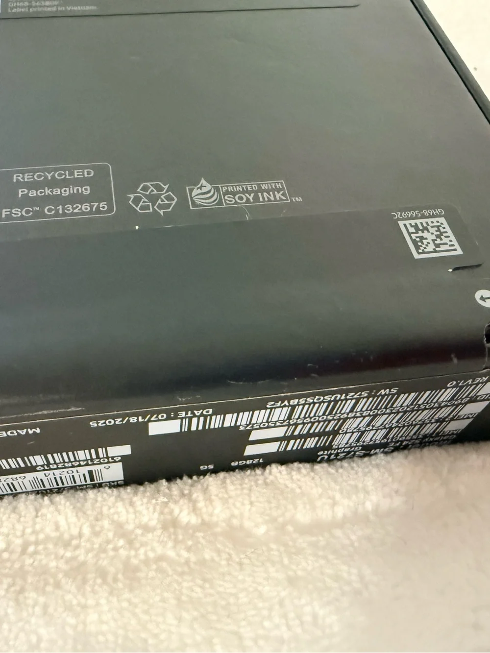 Samsung Galaxy S24 FE Smartphone in Graphite Gray with Triple Rear Cameras
